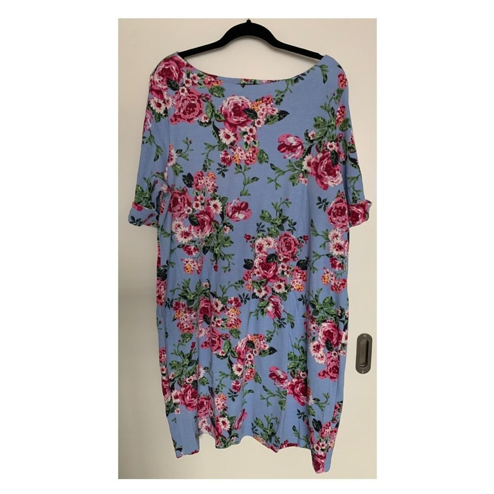 Chaps Floral Print Dress